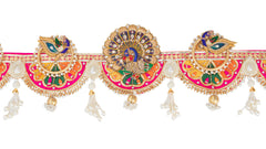 Traditional Handmade Gota Patti Peacock Bandarwal