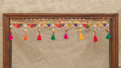 Multi Color Handmade Gota Patti Peacock Thread Tassel Bandarwal