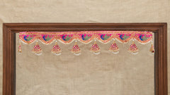 Multi Color Handmade Gota Patti Peacock Toran