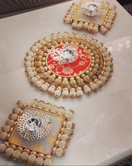 Designer Decorative Center Table Pooja Platters