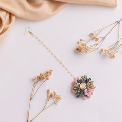 Designer Floral Choker Jewelry with Pearl Drops – Ethnic Accessory