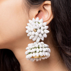 Handmade White Mogra Flower Jewelry