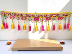 Traditional Gota Floral Door Toran