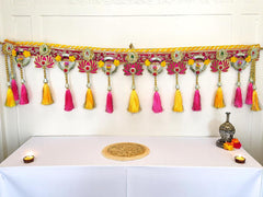 Traditional Gota Floral Door Toran