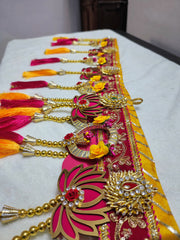 Traditional Gota Floral Door Toran
