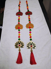 Colorful Lotus Hanging Latkans