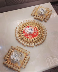 Designer Decorative Center Table Pooja Platters