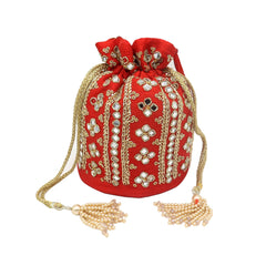 Zardosi Mirror Work Embroidered Beautiful Bridesmaid Wedding Purse