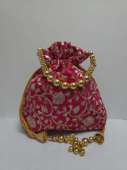 Handmade Traditional Potli Made Of Silk