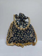 Handmade Traditional Potli Made Of Silk