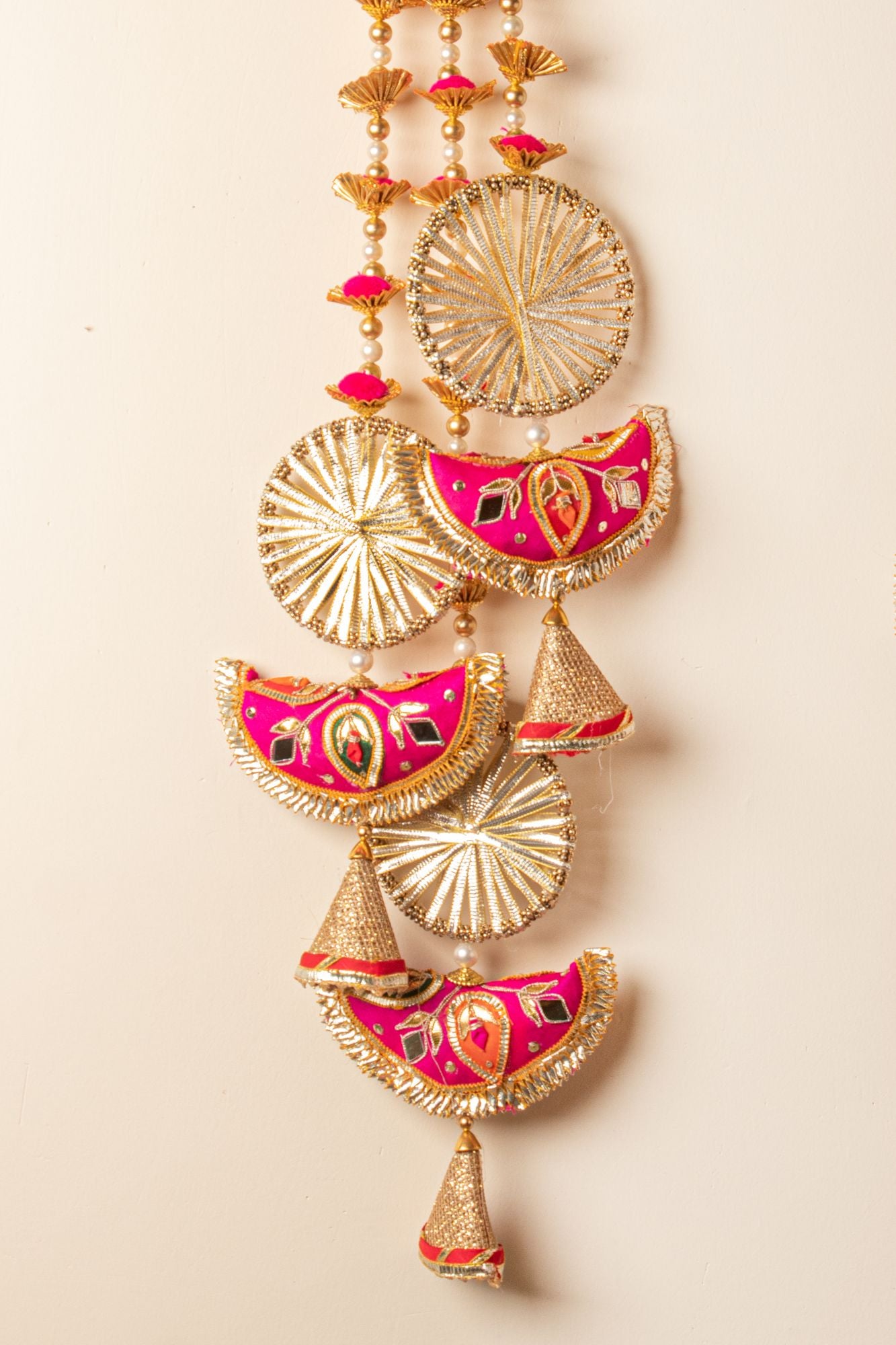 Unique Multi-Color Gota Door Hanging Toran