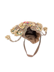 Designer Embroidered Potli Bag – Handcrafted Ethnic Purse