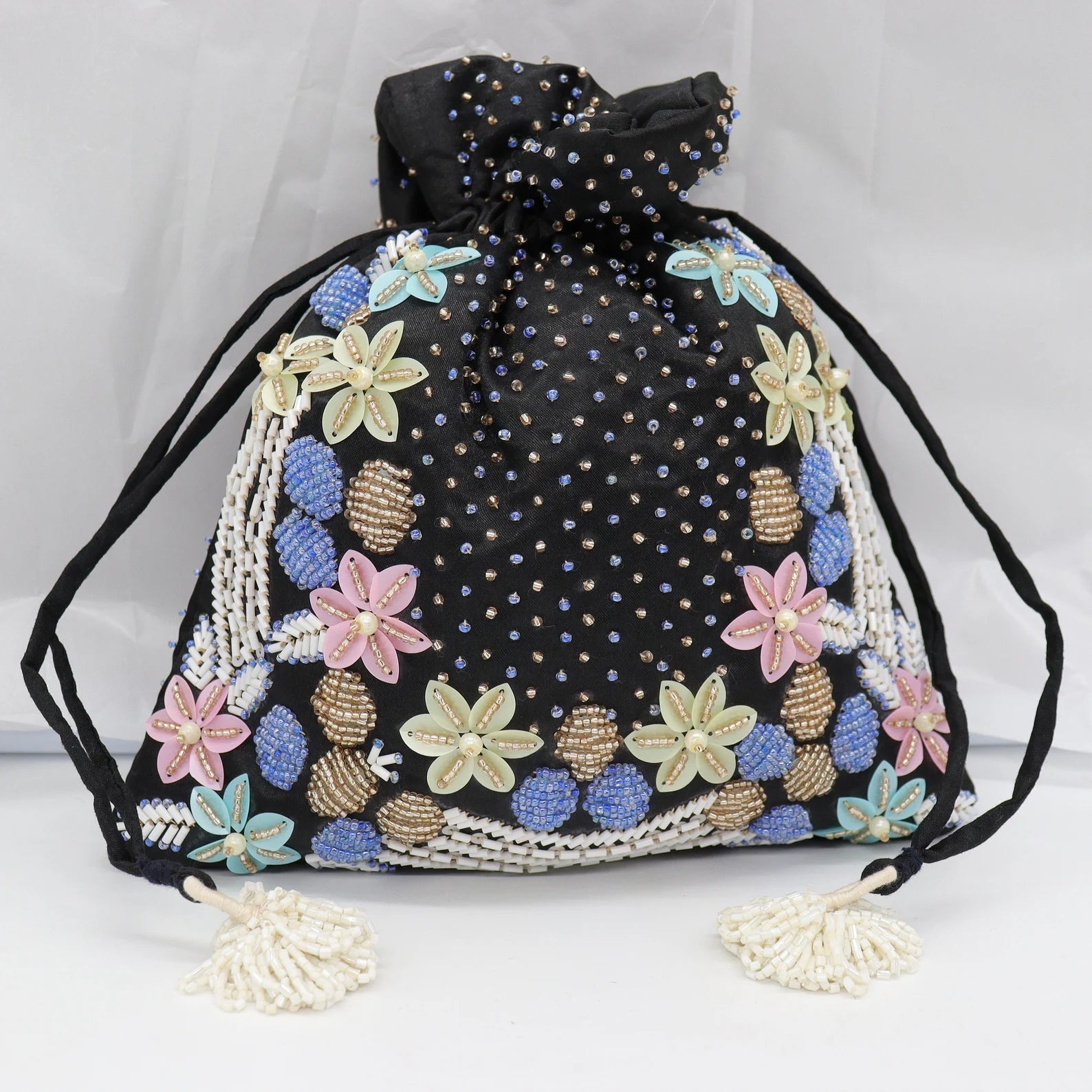 Boho Hippie Plum Blossom Floral Embroider Bag