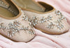Dupion Silk Traditional Leather Jutti