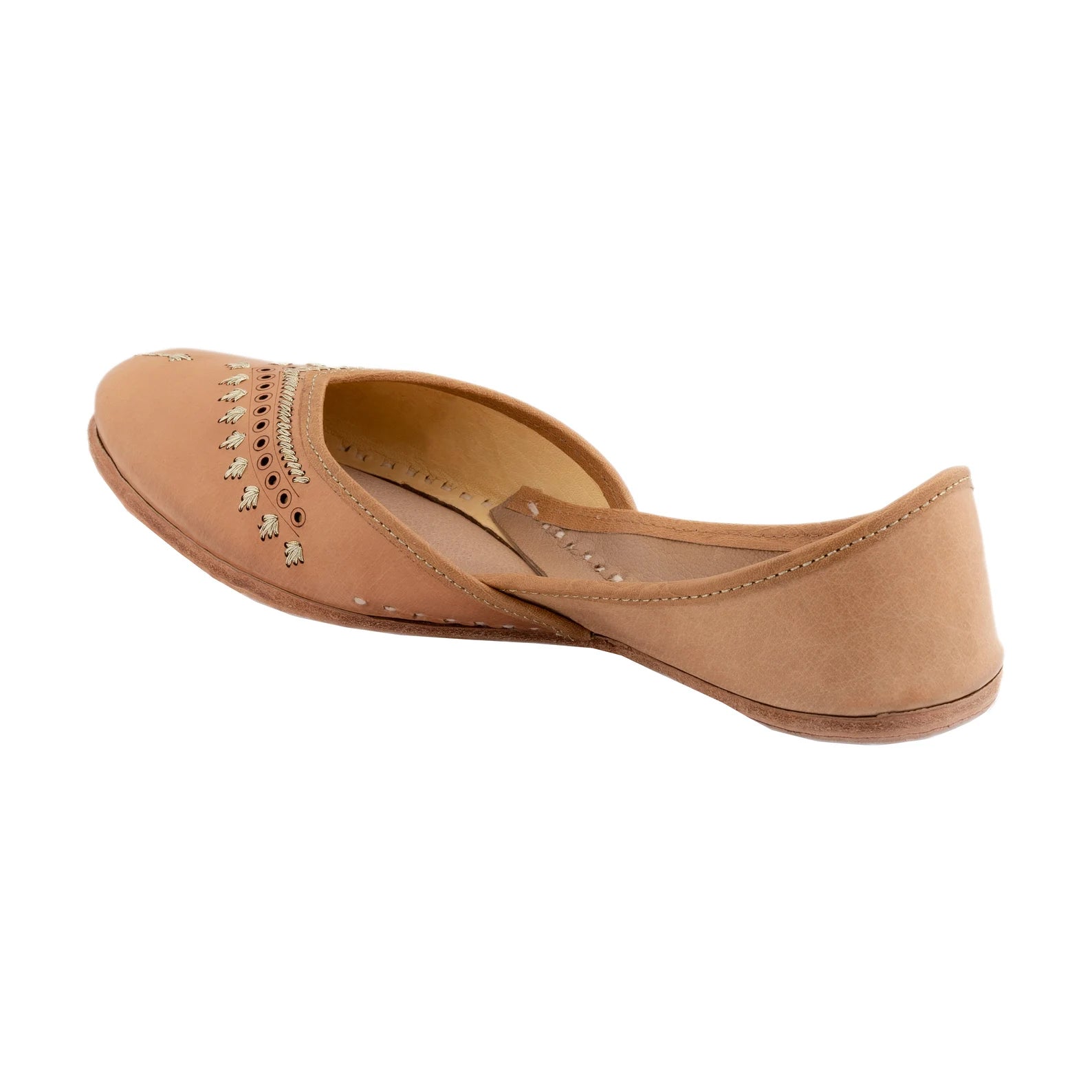 Open and Stylish Traditional Leather Juttis