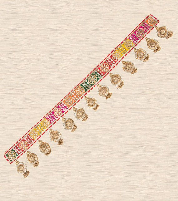 Multi Color Circle Handmade Gota Patti Bandarwal