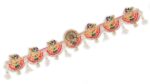 Ethnic Handcrafted Peacock Bandarwal / Toran for Main Door Entrance Decoration