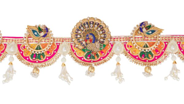 Ethnic Handcrafted Peacock Bandarwal / Toran for Main Door Entrance Decoration